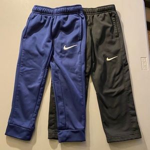Boys 2 Pair of Nike Dri-Fit Sweatpants